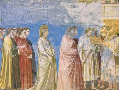 GIOTTO di Bondone The Marriage Procession of the Virgin (mk08)